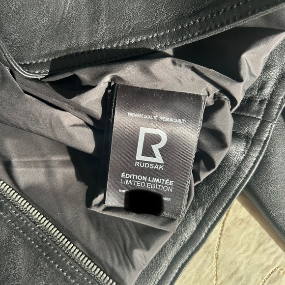 Rudsak women Leather jacket - Picture 5 of 6